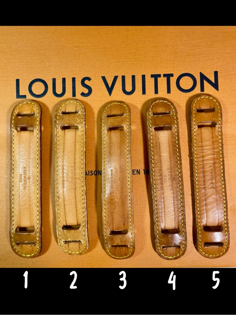 Louis Vuitton Vintage Vachetta MEDIUM 
Replacement Pad